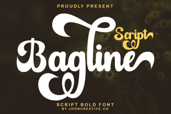Bagline Script Font for Business Style