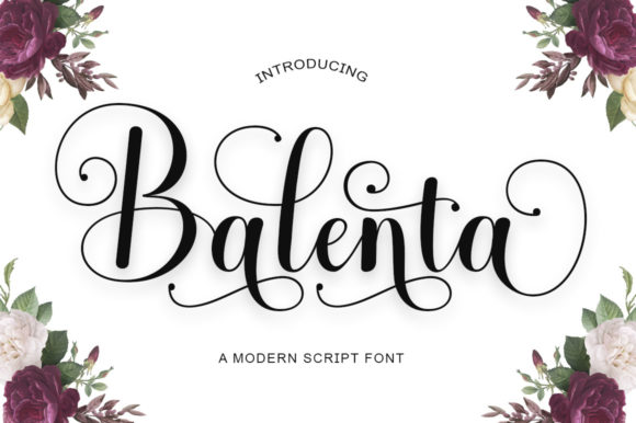 Beautiful Balenta Script Font