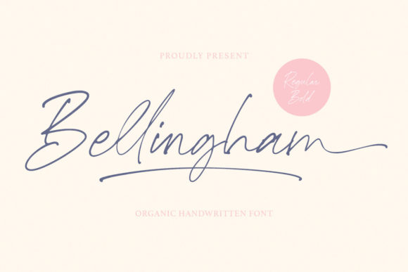 Bellingham Script Font for Creative Design