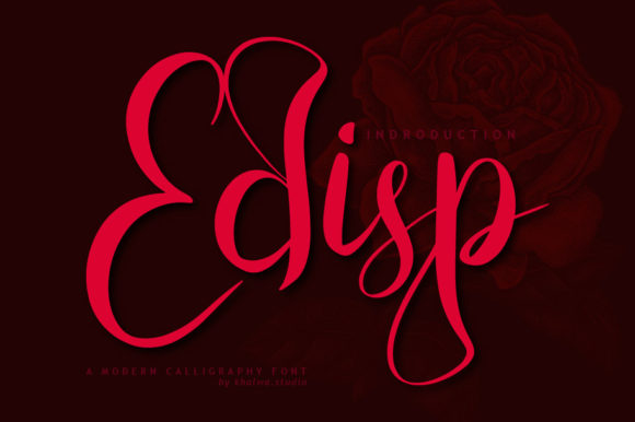 Edisp Script Font for Creative Projects