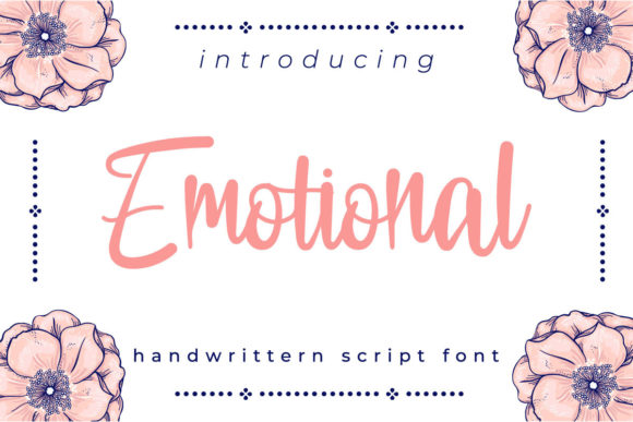 Emotional Script Font for Business Branding