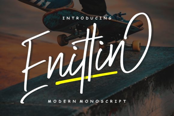 Enittin Modern Mono Script Font