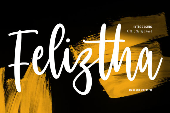 Feliztha Script Font for Business