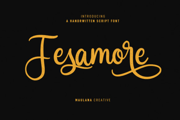 Fesamore Script: Elegant Font for Business