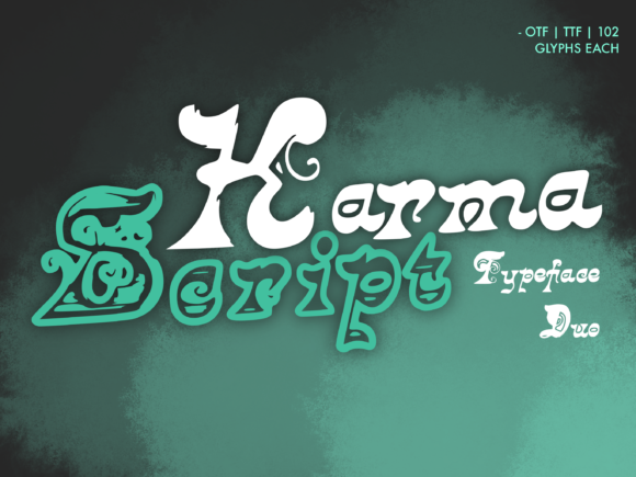 Karma Script Duo Font for Creative Branding