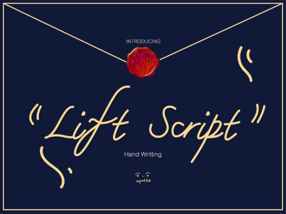 Lift Script Font for Web Design