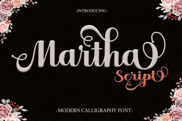 Martha Script Font for Creative Makers