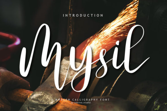 Mysil Script Font for Creative Design