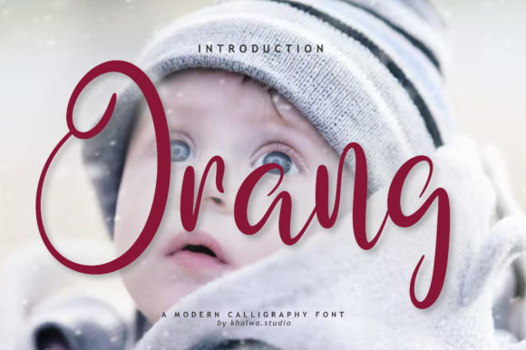 Orang Script Font for Creative Design
