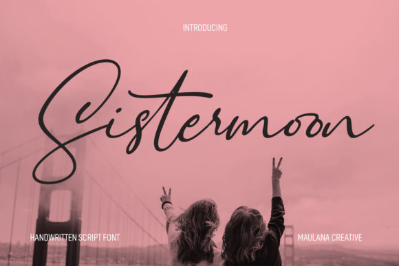 Sistermoon Script Font for Elegant Branding