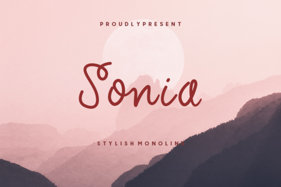 Sonia Script Font for Elegant Design